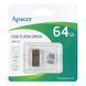 Флеш-накопичувач Apacer USB 2.0 AH112 64GB Red (AP64GAH112R-1) [803024], фото 2