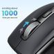 Мишка UGREEN 2.4GHz&BT M751 Ergonomic Contoured-Shape, бездротова, 5000dpi., 5кн., Чорна (45792) [404005], фото 7