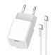 Мережевий зарядний пристрій ColorWay GaN Mini 25W PD Port PPS USB-C White + кабель USB Type-C (CW-CHS052PDC-WT) [603376], фото 5