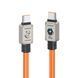 Кабель Usams US-SJ684 Type-C TO Type-C 100W 1.2m orange (SJ684USB04) [802509], фото 1