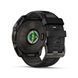 Смарт-годинник Garmin Fenix 8 51mm Sapphire Solar Carbon Gray DLC Titanium with Black Silicone (010-02907-70) [611356], фото 4