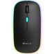 Мишка XTRIKE ME, бездротова Bluetooth+2,4G, 3200dpi., 4кн., 7 режимів RGB, чорна (GW-113) [403800], фото 1