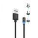 Кабель SkyDolphin S59KIT Magnetic USB - Lightning + microUSB + Type-C (M/M) 1 м, Black (SDUSB-000547) [611239], фото 1