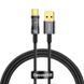 Кабель Baseus Explorer Series Auto Power-Off Fast Charging Data Cable USB to Type-C 100W 2m Black (CATS000301) [803292], фото 1