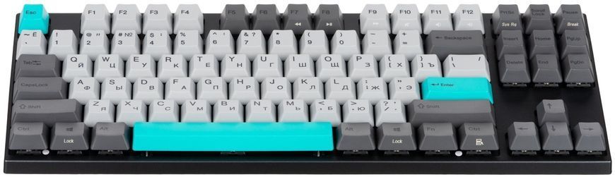 Клавіатура механічна Varmilo APT87 Moonlight, C-TK Brown, WL/USB-A, White Led (A92A023D3A5A17A007) [110337]