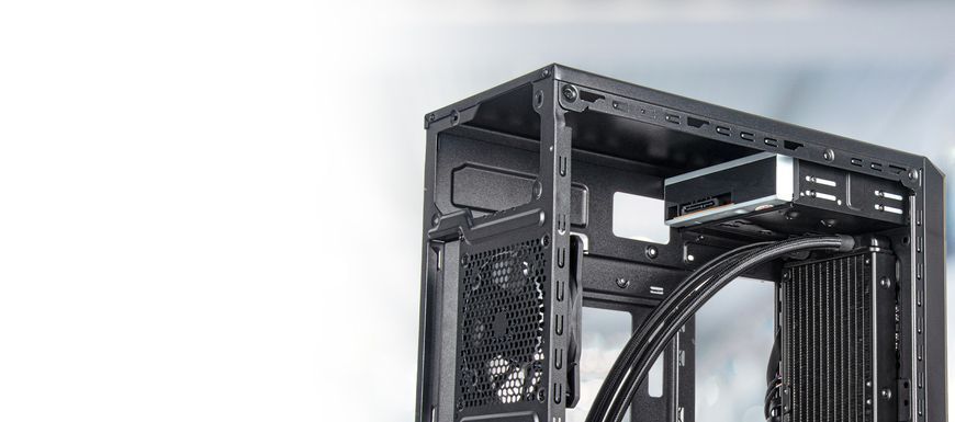 Корпус SilverStone Fara FA311-B без БЖ, 2xUSB3.0, 1xUSB2.0, 1x120мм, VGA 354мм, LCS ready, mATX, чорний (SST-FA311-B) [109542]