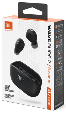 Гарнітура JBL WAVE BUDS 2 Black (JBLWBUDS2BLK) [201387]