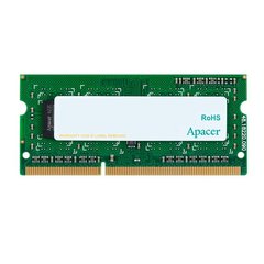 Пам'ять ноутбука Apacer DDR3 4GB 1600 1.35/1.5V (DV.04G2K.KAM)