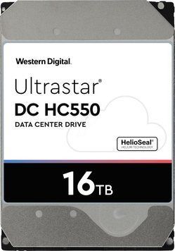 Запам&rsquo;ятовувальний пристрій на жорстких дисках HDD SATA 16TB 7200RPM 6GB/S 512MB DC HC550 WD (0F38462) [501546]