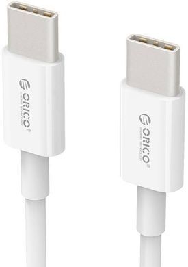 Кабель Orico USB Type-C - USB Type-C (M/M), 100W, 1 м White (CA913381) [604355]