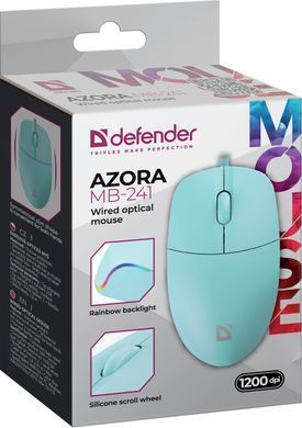 Миша Defender Azora MB-241 Blue (52243) [201011]