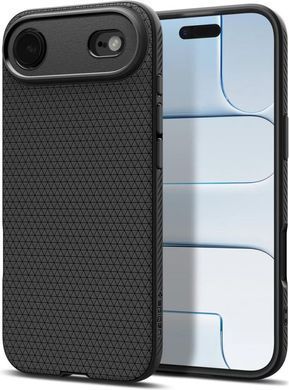 Чохол Spigen для iPhone 17 Air, Liquid Air, Matte Black (ACS10302) [111304]