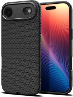 Чохол Spigen для iPhone 17 Air, Liquid Air, Matte Black (ACS10302) [111304]