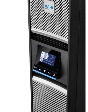 Джерело безперебійного живлення Eaton 9SX, 6000VA/6000W, RT3U, LCD, USB, RS232, 8xC13, 2xC19 (9SX6KIRT3UG2) [113758]