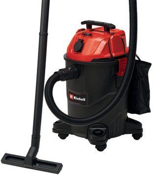 Пилосос професійний Einhell TC-VC 1825 А, 1250 Вт, пластик 25 л, 180 мбар, шланг 2.5 м, кабель 3 м, розетка 2.2 кВт, 4.2 кг (2342485) [105726]