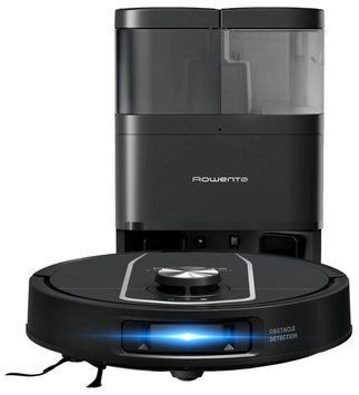 Робот-пилосос Rowenta миючий X-Plorer Serie 575 Max Standard, 10000ПаВт, h=10.5см, 0.22л, конт пил -0.3л, автон. робота до 120хв, чорний (RR95A5E0) [112867]