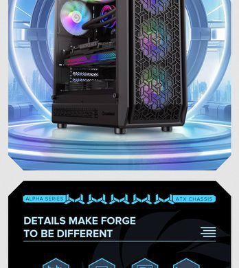 Корпус для ПК GAMEMAX (Forge AB) [303364]