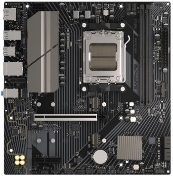 Материнcька плата SAPPHIRE B650M-E sAM5 B650 2xDDR5 M.2 HDMI DP mATX (52112-04-40G) [113263]
