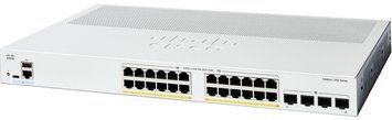 Комутатор Cisco Catalyst 1300 24xGE, PoE, 4x1G SFP (C1300-24P-4G) [105211]
