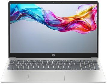 Ноутбук HP 15-fc0163ua 15.6" FHD IPS AG, AMD R5-7520U, 16GB, F512GB, UMA, DOS, сріблястий (BF1J4EA) [107997]
