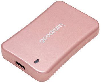 SSD накопичувач Goodram 2TB HX200 ROSE GOLD USB TYPE-C + A (SSDPR-HX200-2K0-RG) [204206]
