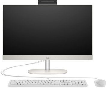 Комп'ютер персональний моноблок HP 240-G10 23.8" FHD IPS AG, Intel i5-1335U, 16GB, F512GB, UMA, WiFi, кл+м, 3р, Win11P, білий (8T2Z7ES) [101108]