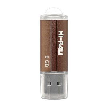 Флеш-накопичувач USB 8GB Hi-Rali Corsair Series Bronze (HI-8GBCORBR) [607148]