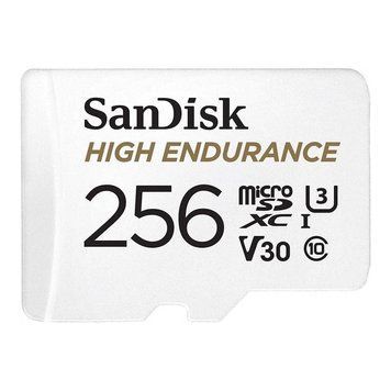 Карта пам`ятi MicroSDXC 256GB UHS-1/U3 Class 10 SanDisk High Endurance R100/W40MB/s + SD-адаптер (SDSQQNR-256G-GN6IA) [621263]