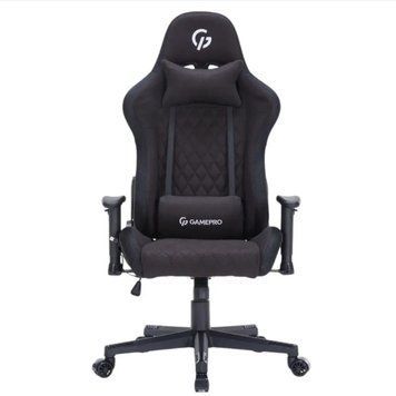 Крісло для геймерів GamePro Black (GC700FB RGB) [613179]
