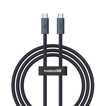 Кабель Baseus Flash Series 2 USB4 Full Featured Data Cable Type-C to Type-C 240W 1m Cluster Black (P10311803111-00) [802459]