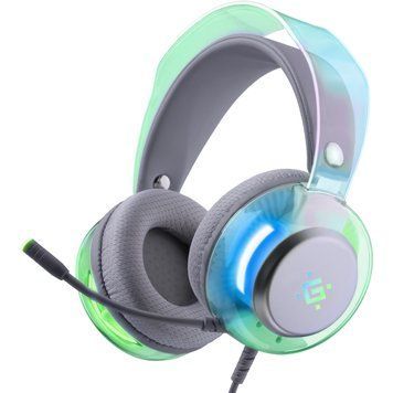 Гарнітура Defender Glitch, USB, RGB, 2м, White (62490) [404498]