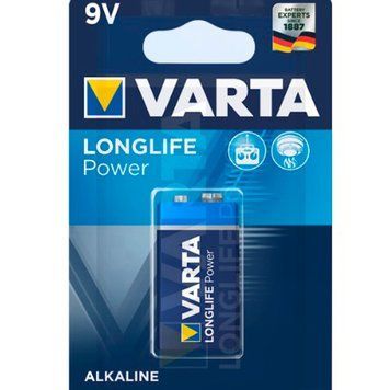 Батарейка Varta Longlife Power 4922 (High Energy) 6LR61 BL 1шт (Varta 4922) [618020]