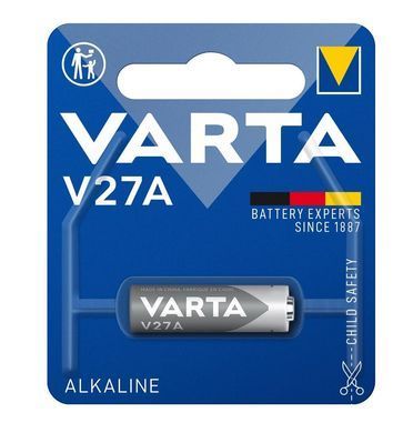 Батарейка Varta лужна V27 A (MN27, 27А, GP27A, L828) блістер, 1 шт (04227101401) [113367]