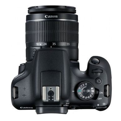 Цифр. фотокамера дзеркальна Canon EOS 2000D + об`єктив 18-55 IS II + сумка SB130 + карта пам'яті SD16GB (2728C015) [17542]