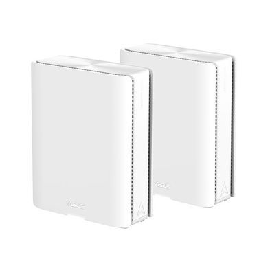Система WiFi-Mesh ASUS ZenWiFi BQ16 BE25000, 2xGE LAN, 1xGE WAN/LAN, 1x10GE LAN, 1x10GE WAN/LAN 1xUSB 3.0, 2мод, білий (90IG08K0-MO3N2V) [104702]