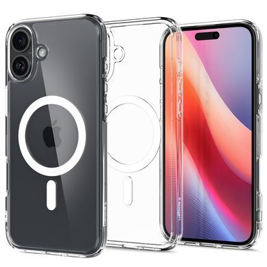 Чохол-накладка Spigen Ultra Hybrid MagFit для Apple iPhone 16 White (ACS08205) [616964]