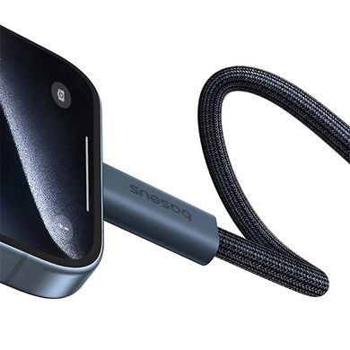 Кабель Baseus Flash Series 2 USB4 Full Featured Data Cable Type-C to Type-C 240W 1m Cluster Black (P10311803111-00) [802459]