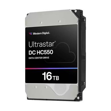 Запам&rsquo;ятовувальний пристрій на жорстких дисках HDD SATA 16TB 7200RPM 6GB/S 512MB DC HC550 WD (0F38462) [501546]