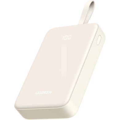 УМБ Ugreen 20000mAh 20W PD3.0/QC3.0, USB-A,USB-С IN/OUT, with build Type-C cable (PB505) Powder (35340) [404142]