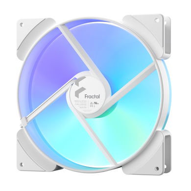 Кулер для корпуса FRACTAL DESIGN Prisma AL-18 ARGB PWM White (FD-FAN-PRI-AL18-PWM-WT) [303908]