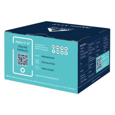 Система охолодження для комп&rsquo;ютерного процесора S1700 ARCTIC (ACALP00042A) [502716]