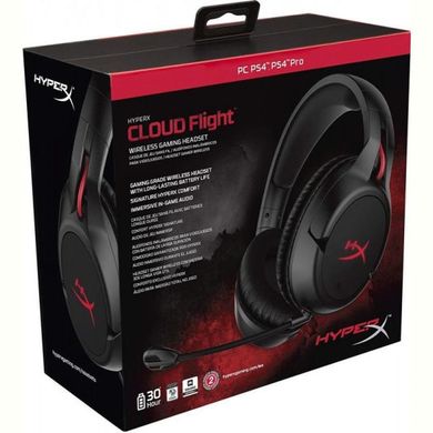 HyperX Гарнітура ігрова Cloud Flight WL Black (4P5L4AM)