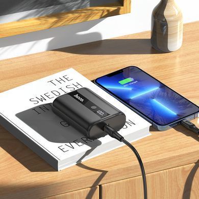 Зовнішній акумулятор HOCO Q3 Pro 22.5W+PD20W fully compatible power bank(10000mAh) Black (6931474765840) [805549]
