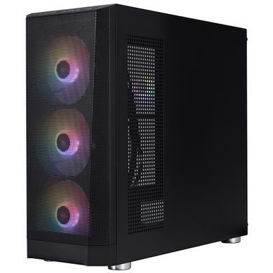 Корпус 1stPlayer Black без БЖ (FD5-M-BK-4F1) [608844]