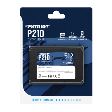 SSD диск PATRIOT (P210S512G25) [303046]