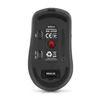 Миша бездротова REAL-EL RM-355W (EL123200054) [615129]