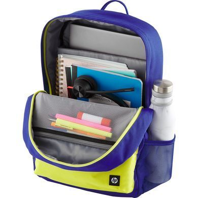 Рюкзак для ноутбука HP 15.6" Campus Blue, синьо-жовтий (7J596AA) [400995]