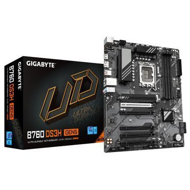 Материнська плата GIGABYTE B760 DS3H GEN5 B760 s1700 4xDDR5 M.2 HDMI DP ATX (B760_DS3H_GEN5) [112264]