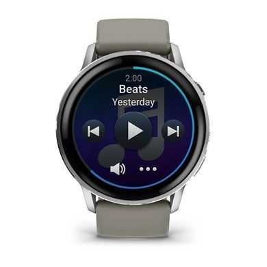 Смарт-годинник Garmin Venu 4 45mm Silver with Siliver Gray Silicone (010-03014-41) [619259]