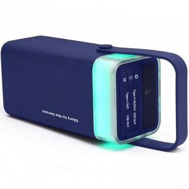 УМБ Aspiring Vigor 30 PD 30000mAh 65W 2xType-C, 2xUSB, LED cиня (VG65PD) [403936]